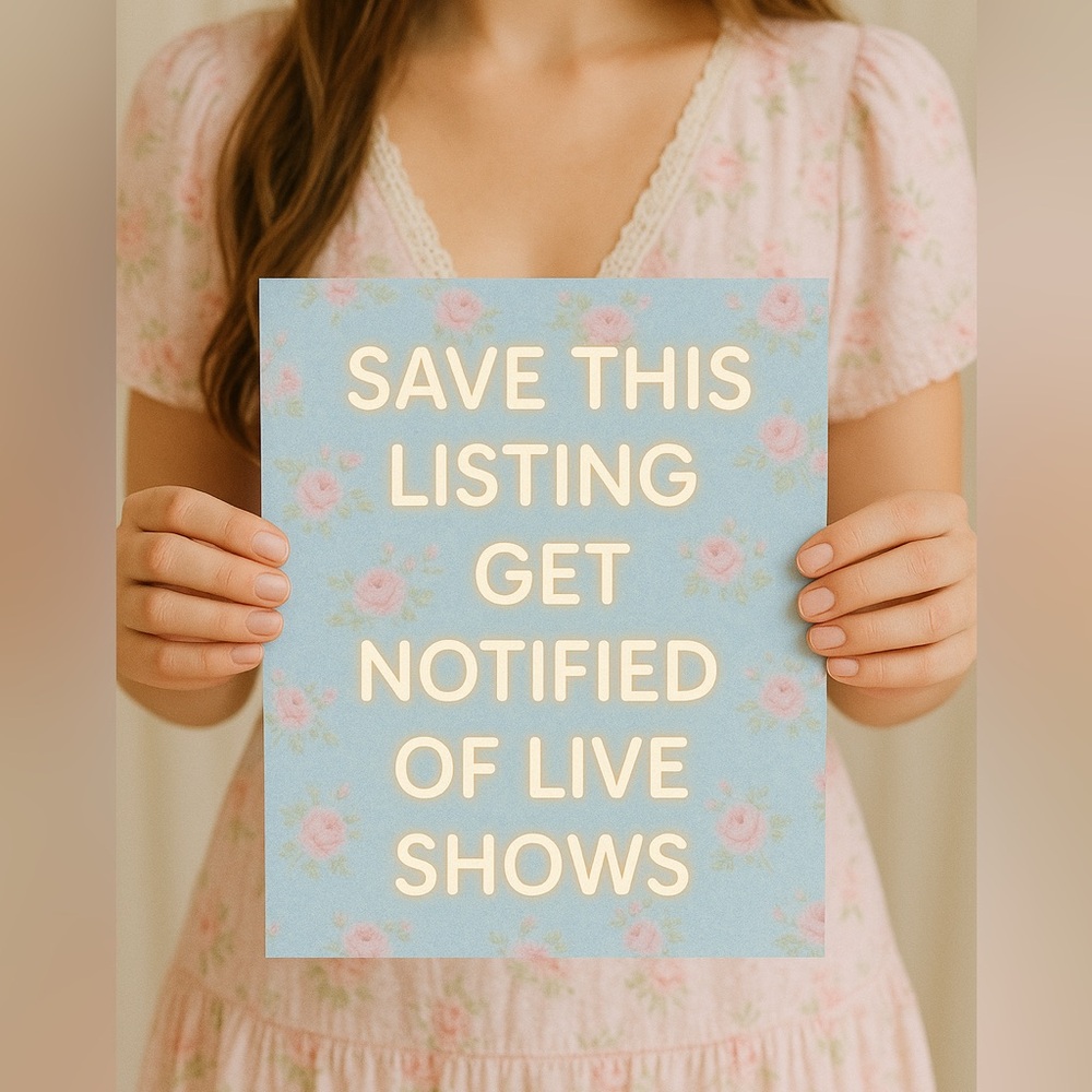 Heart this listing get notified when I go live! - Picture 1 of 1
